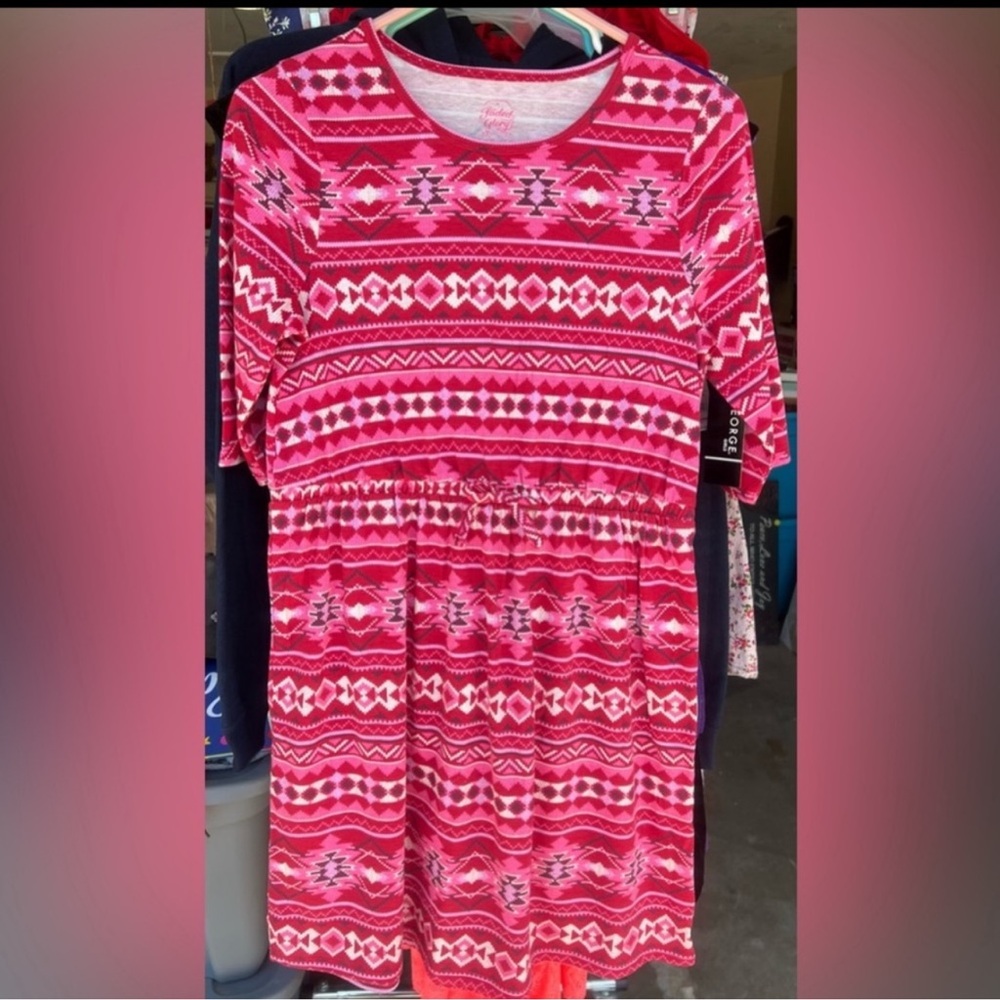 Faded Glory long sleeve girl’s dress XL